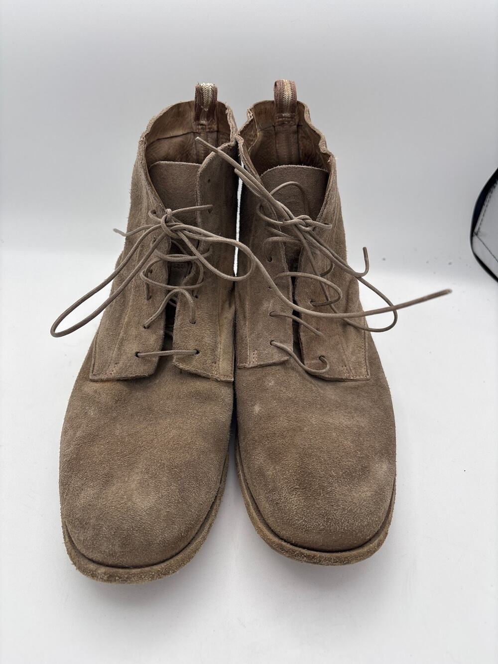 Women’s Officine Creative Size 10 Beige Suede Ankle Boots